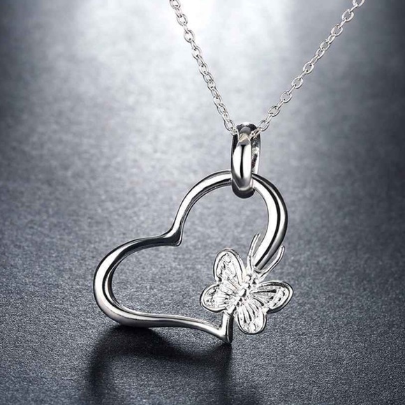 Sterling Heart Necklace - Picture 2 of 4